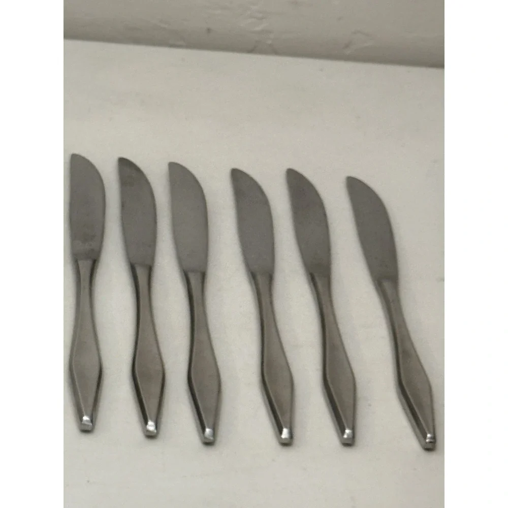Lot of 6 Vintage Montgomery Ward Stainless Japan 9